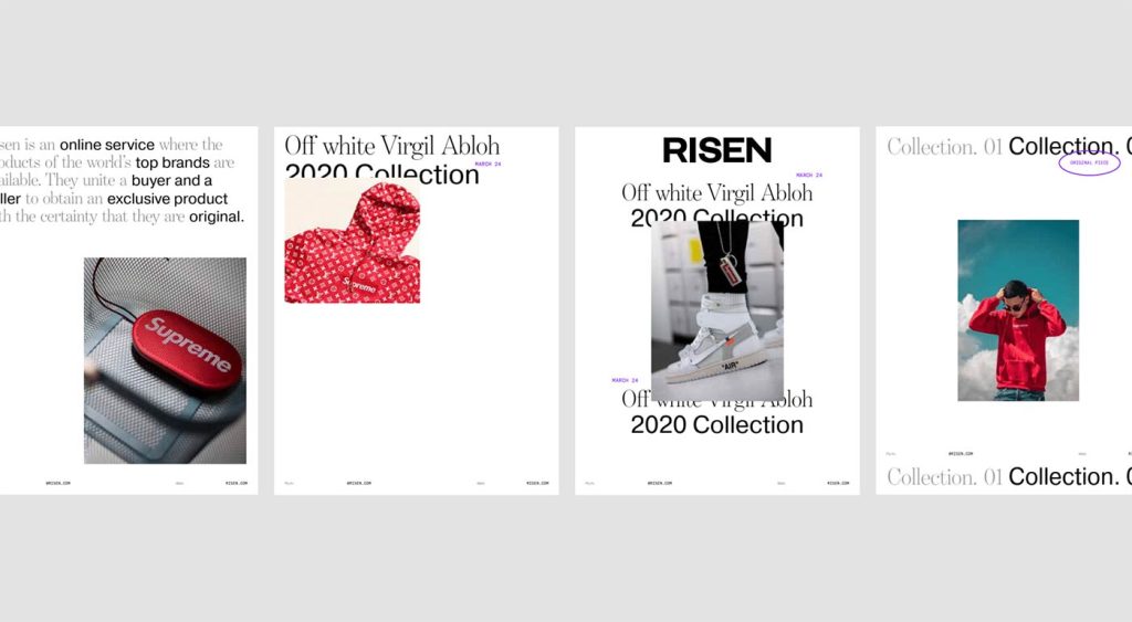 In 2020, I partnered with Risen, an online platform specializing in the sale of high-end fashion brands, facilitating connections between buyers and sellers. Our collaboration aimed to bridge the gap between fashion/luxury and the digital era, making it more accessible to the Millennial and Gen Z generations.